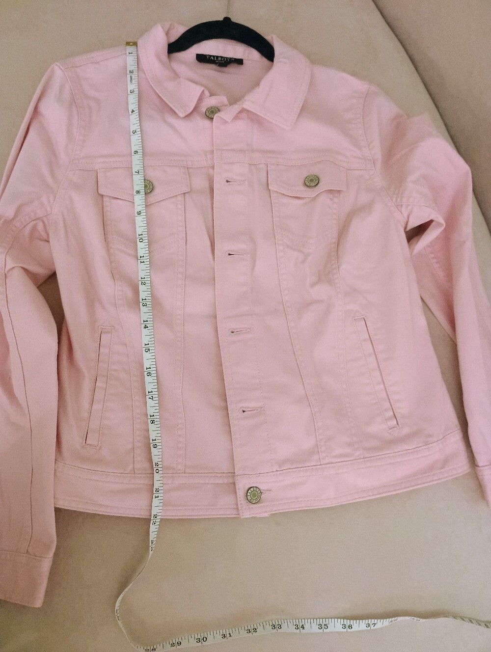 Talbots Pink Jean Jacket - Picture 5 of 6